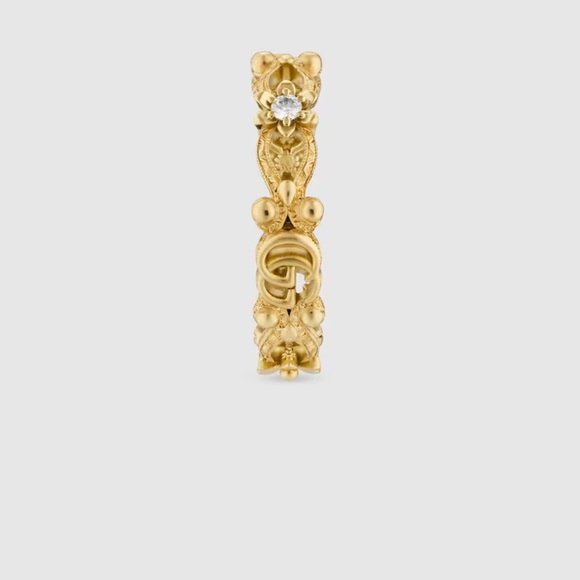 GUCCI FLORA 18K RING WITH DIAMONDS size: 5 - Picture 3 of 5